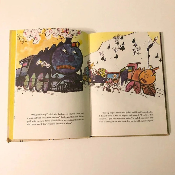 Vintage Double Book Bedtime Stories and  The Pony Engine Dandelion Library - Picture 10 of 16